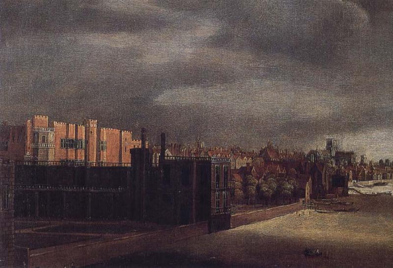 Cornelis Bol View of Arundel House and the West Garden oil painting image